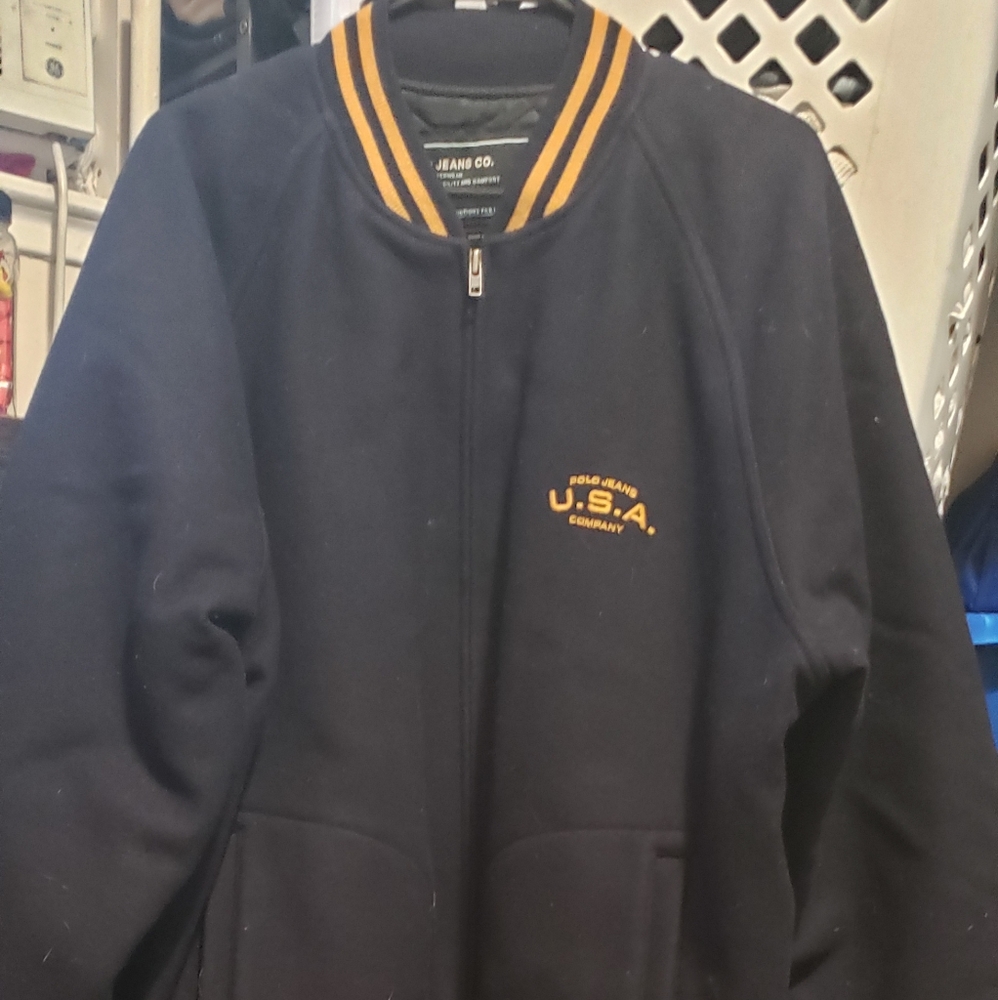 Wool Ralph Lauren Polo letterman jacket